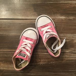 Pink Toddler Converse Shoes